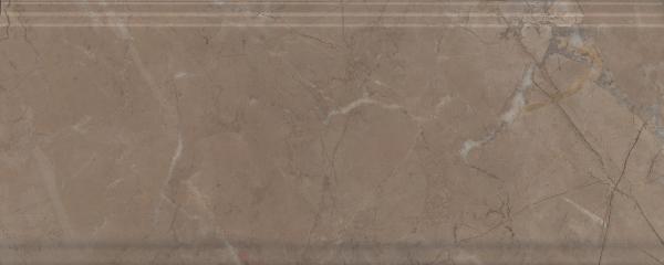 BDA027R Бордюр Серенада бежевый тёмный глянцевый обрезной 30x12 Kerama Marazzi