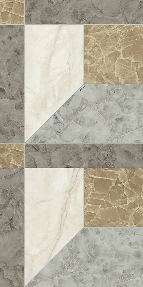 PF60014091 Tarsia Prospect Avorio Deco Lux 3D Rett 60x120 Versace (Gardenia Orchidea)