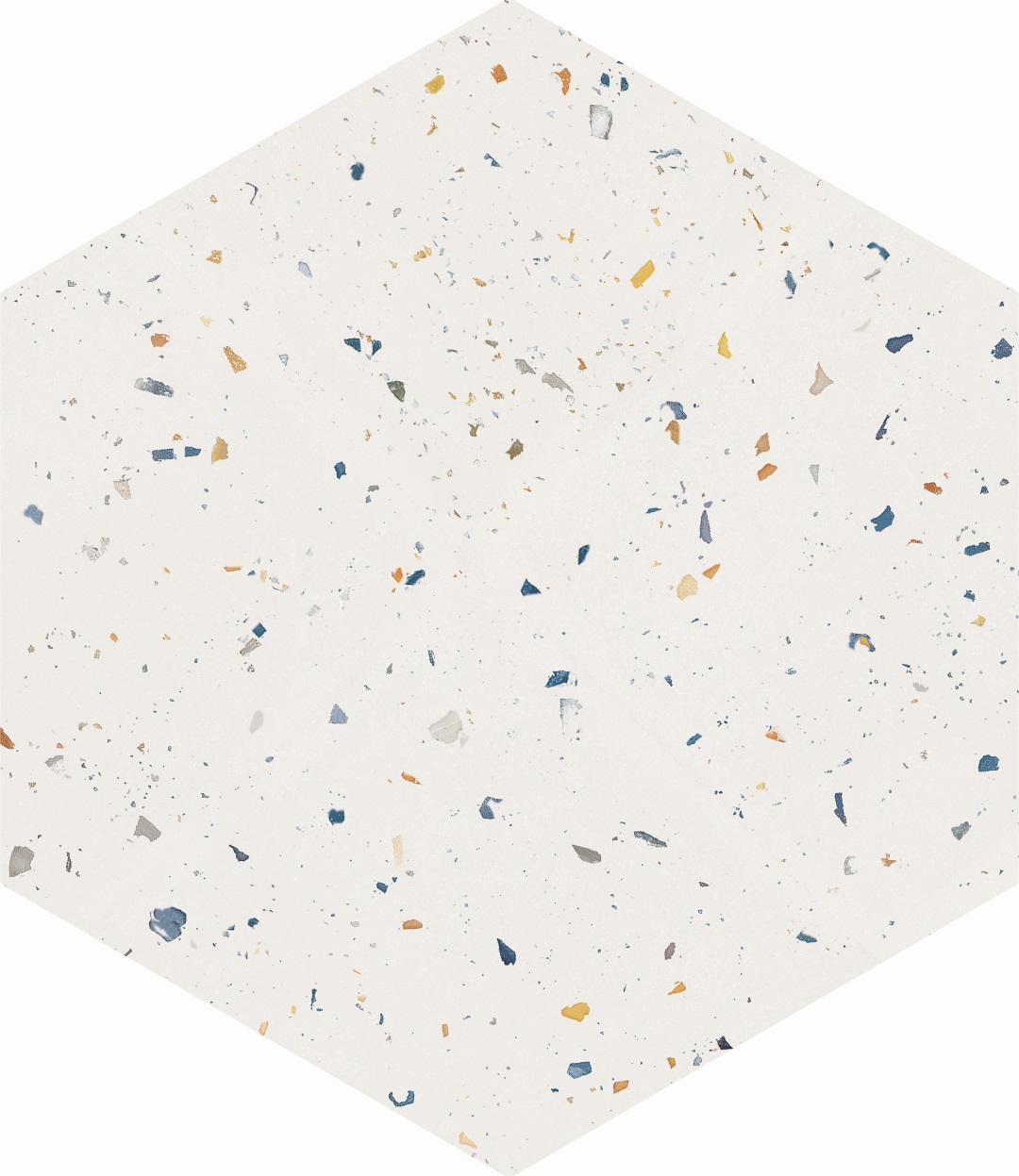 123385 Terrazzo White Colours 32x36.8 DNA Tiles