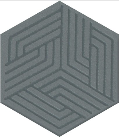OS/D241/63010 Декор Агуста синий 6х5,2 Kerama Marazzi