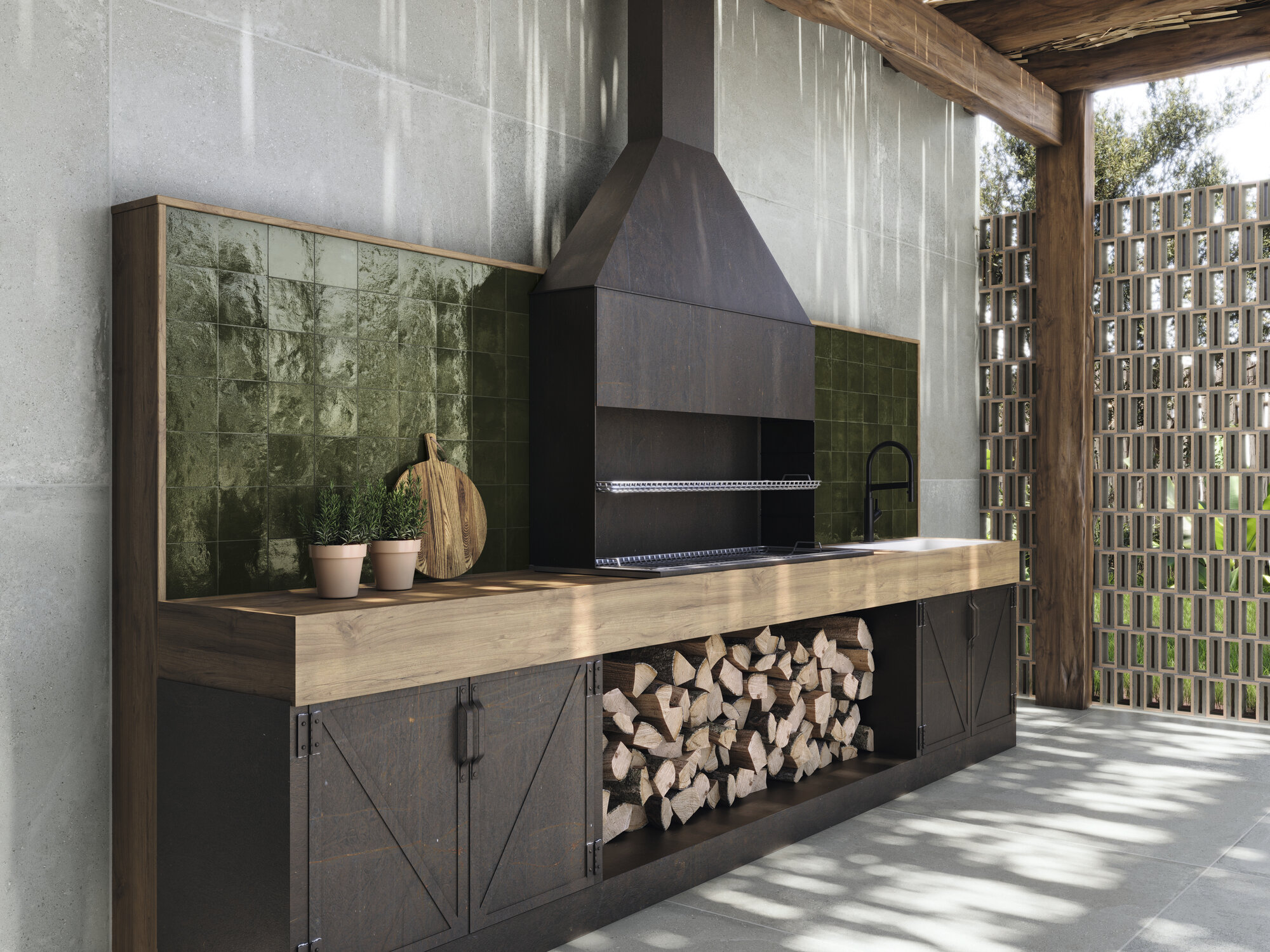 A042409 Palanzo Ecru Rect. 60x60 Ape Ceramica