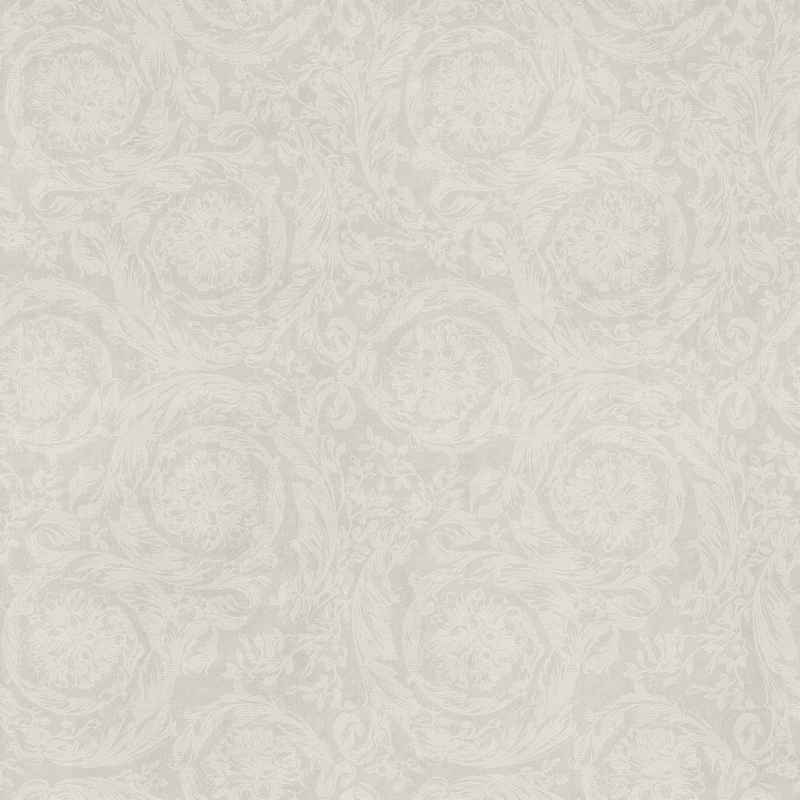 0021762 Barocco Velvet White Nat Rett 120x120 Versace (Gardenia Orchidea)