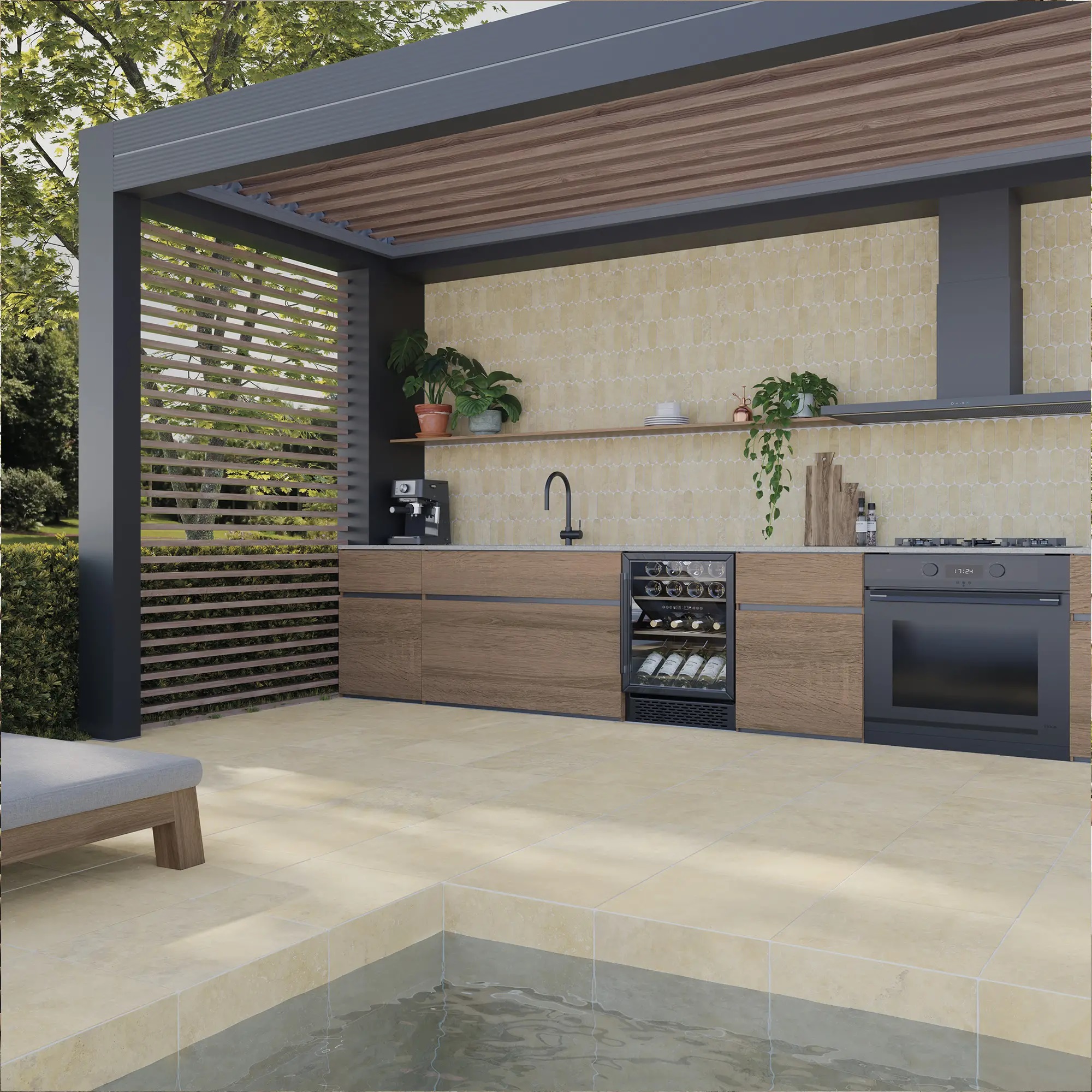 136578 Cross Cut O Walnut 5x15 WOW фото 13