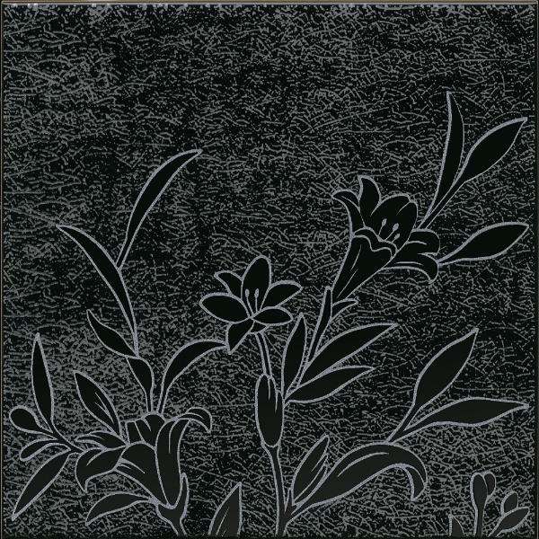 HGD/B569/5292 Барберино 5 чёрный глянцевый 20x20 Kerama Marazzi