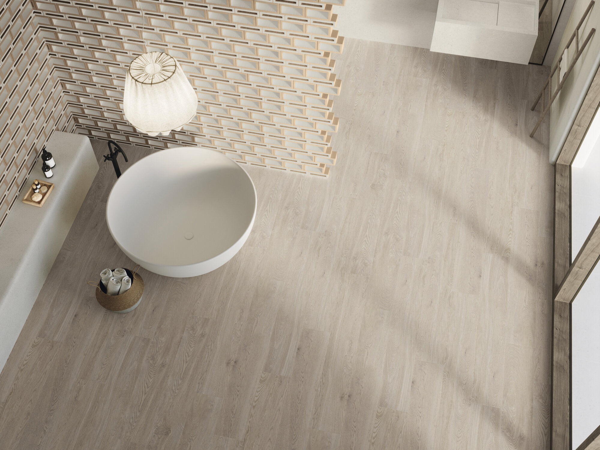 A042032 Authentic Oat Rect 25x150 Ape Ceramica