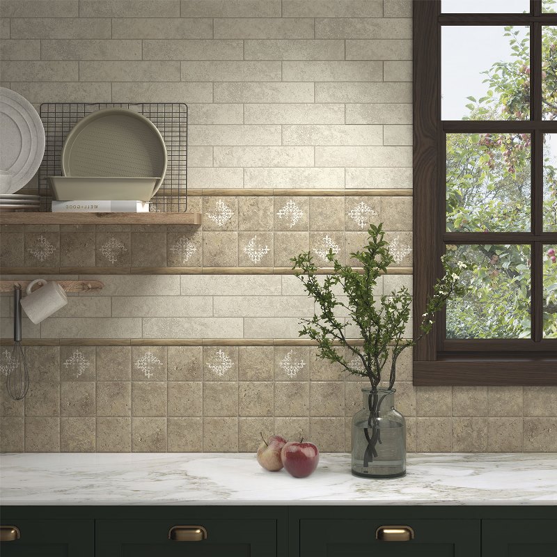 1326 Брюссель микс 30х40 из 12 частей 9,8х9,8 Kerama Marazzi