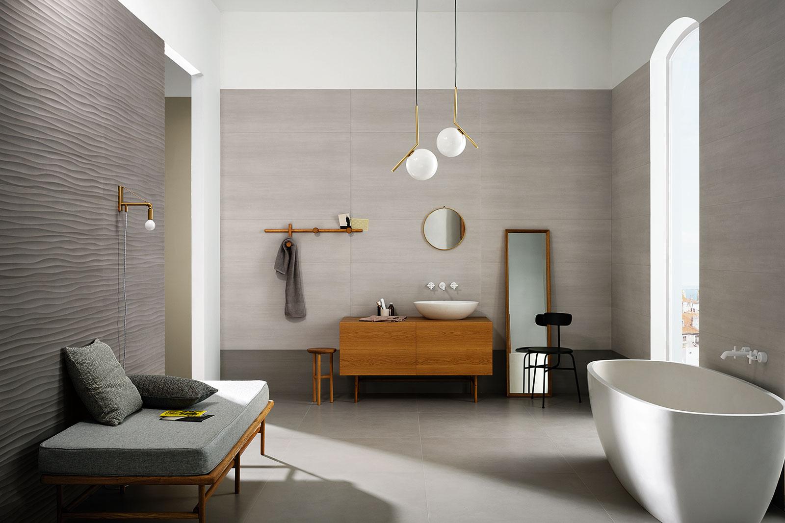 MMFX Materika Wave Struttura Fango 40x120 MARAZZI Italy