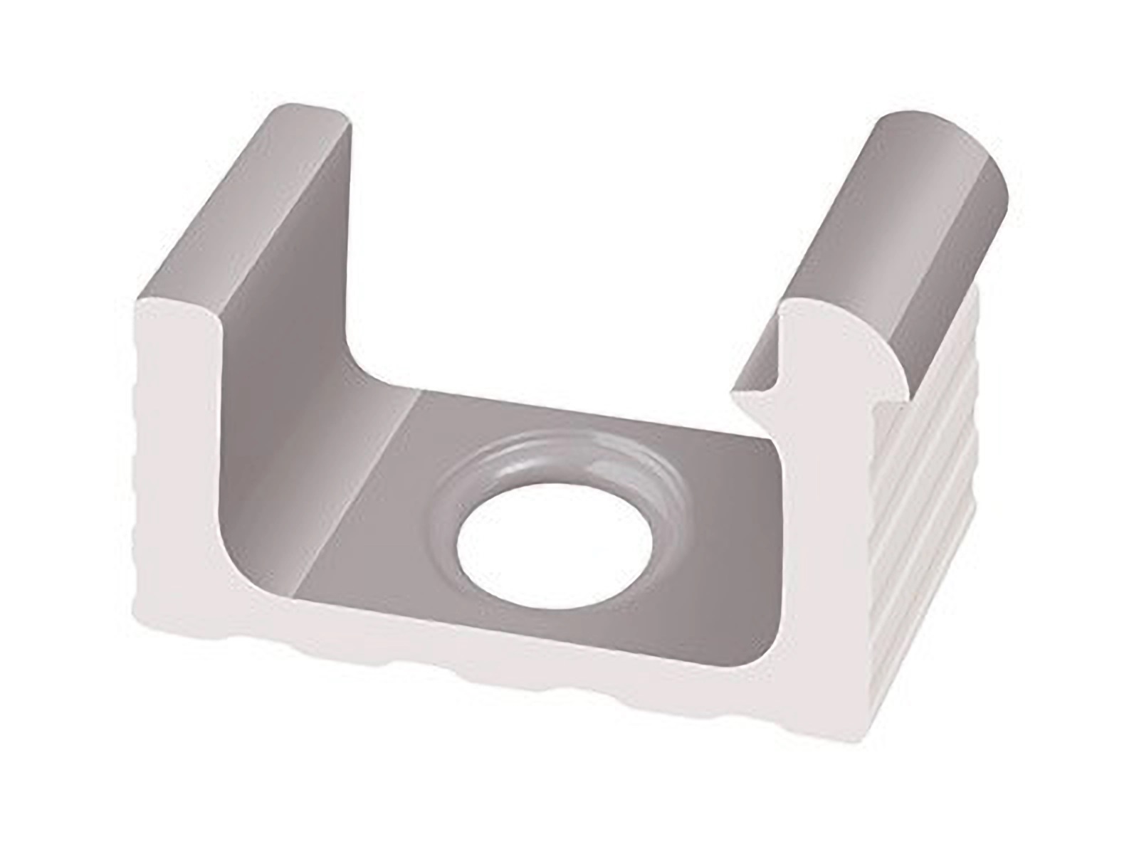 KP169.1 Переливной лоток керамический 1/2 часть со сливом Grey 24x12 Serapool
