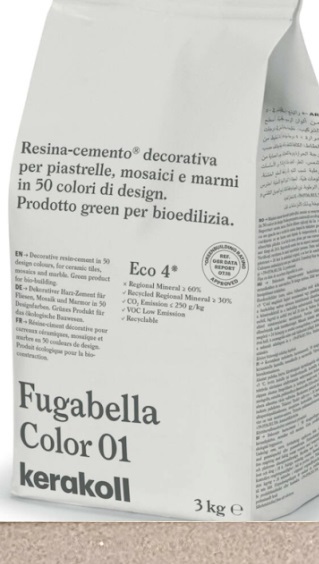 Fugabella Color затирка для швов 45 3кг Kerakoll