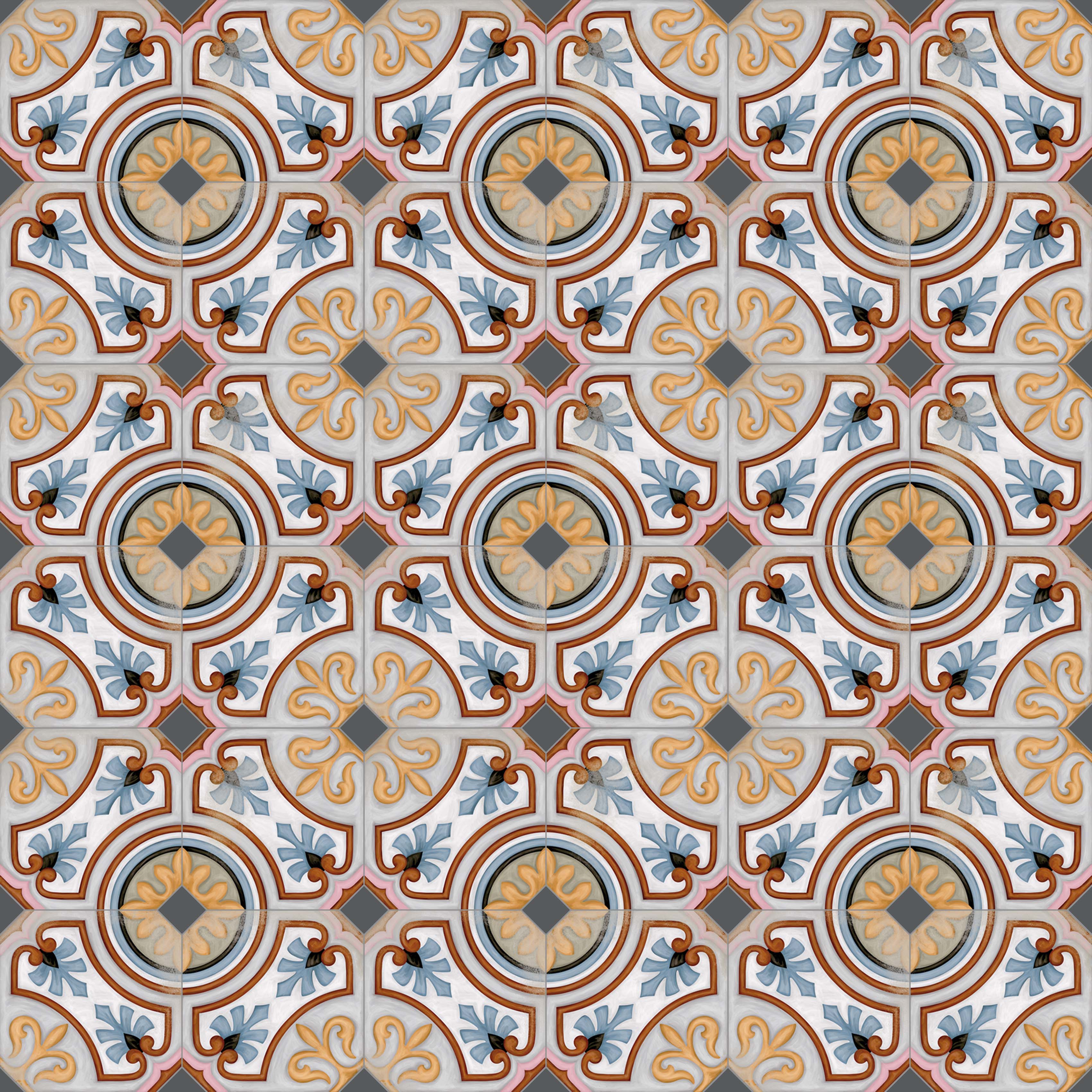 Octogono Diglas Multicolor 20x20 VIVES