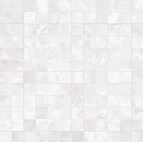 262630 MOSAICO T144 ONICE BIANCO 39x39 Versace (Gardenia Orchidea)