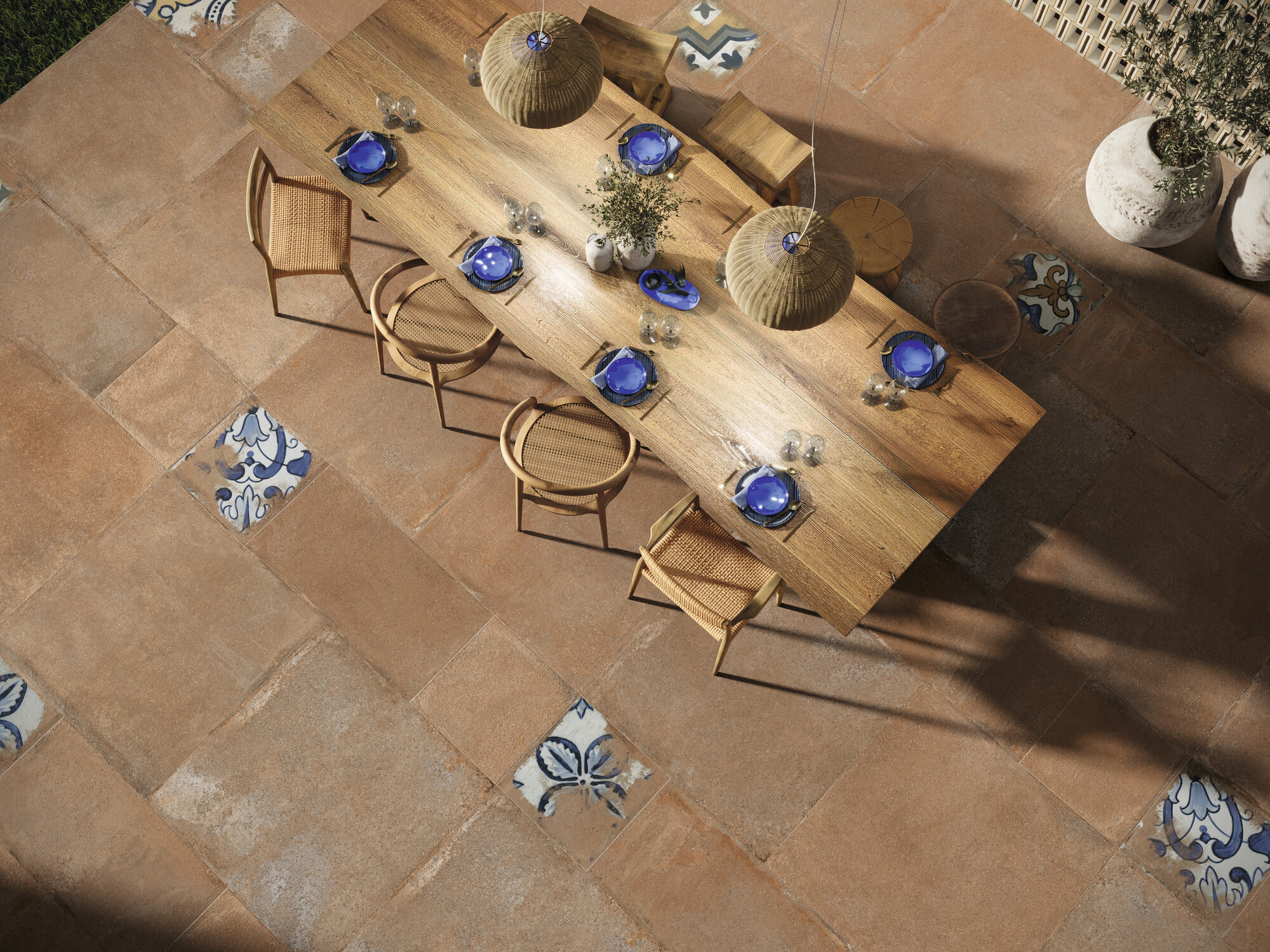 A042409 Palanzo Ecru Rect. 60x60 Ape Ceramica