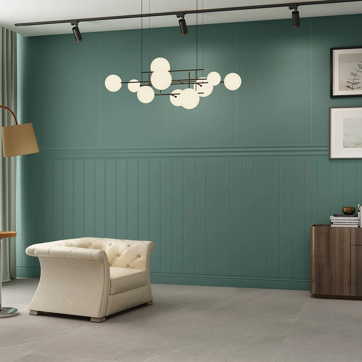 N90057 Leaf Wainscot Matt 60x120 Mozart фото 2