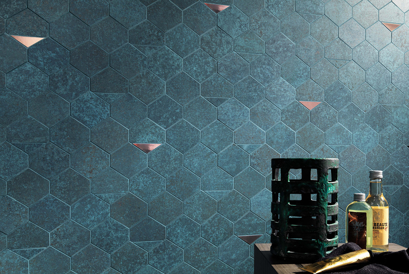 A0UT Blaze Iron Mosaico 3D Factory 29x29 Atlas Concorde