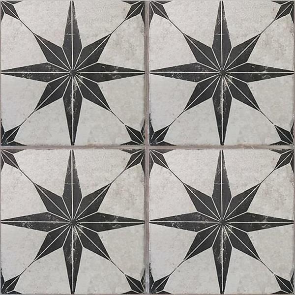 Scintilla Black Pre-cut 45x45 Etili Seramik