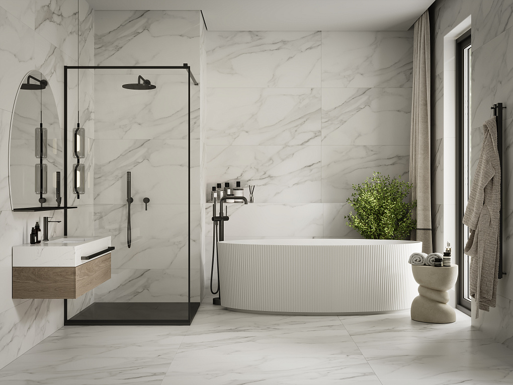 010400001222 Marmara white белый PG 01 60х120 Gracia Ceramica