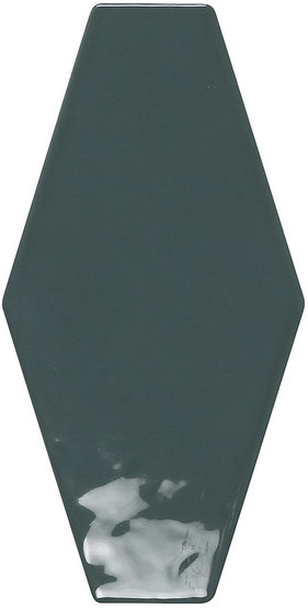 A035851 HARLEQUIN DARK GREEN 10x20 Ape Ceramica