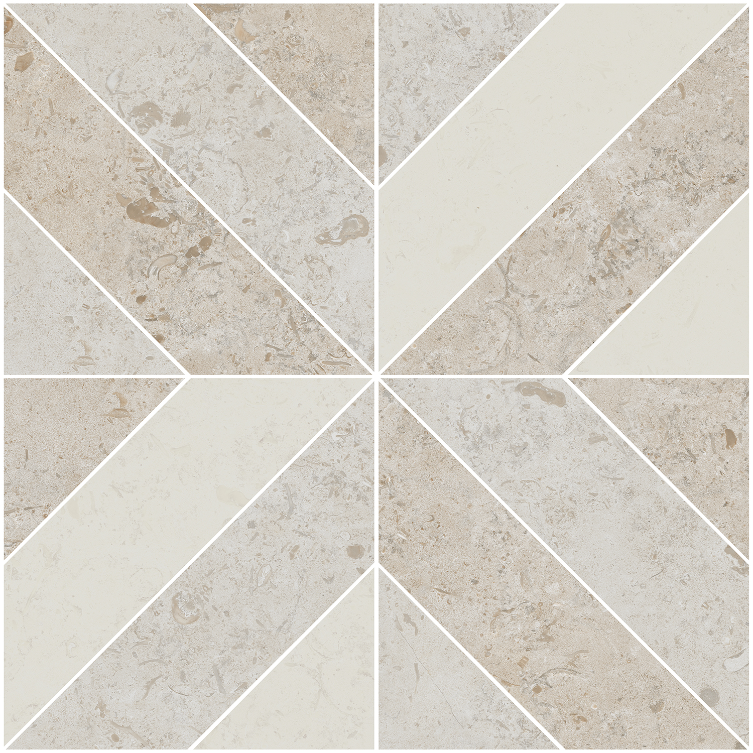 ID125T Декор Про Лаймстоун бежевый матовый 60х60 Kerama Marazzi