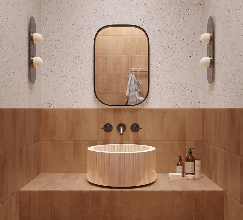 fTA2 Still Cemento Tratti Mosaico Matt 24x30,5 FAP Ceramiche