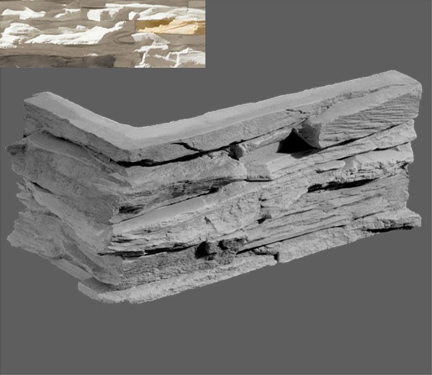Угловой элемент Перуджа 088 20/10x10x3,5 Leonardo Stone