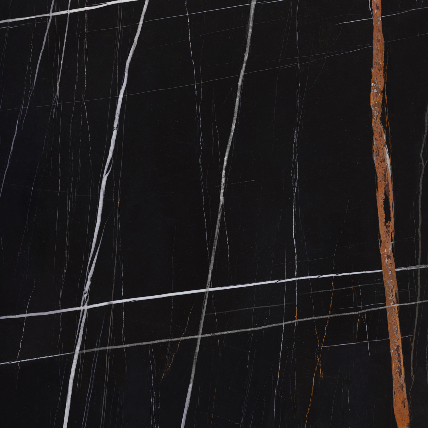 K-1004/MR Marble Trend Nero Dorato 600x600x9 Kerranova