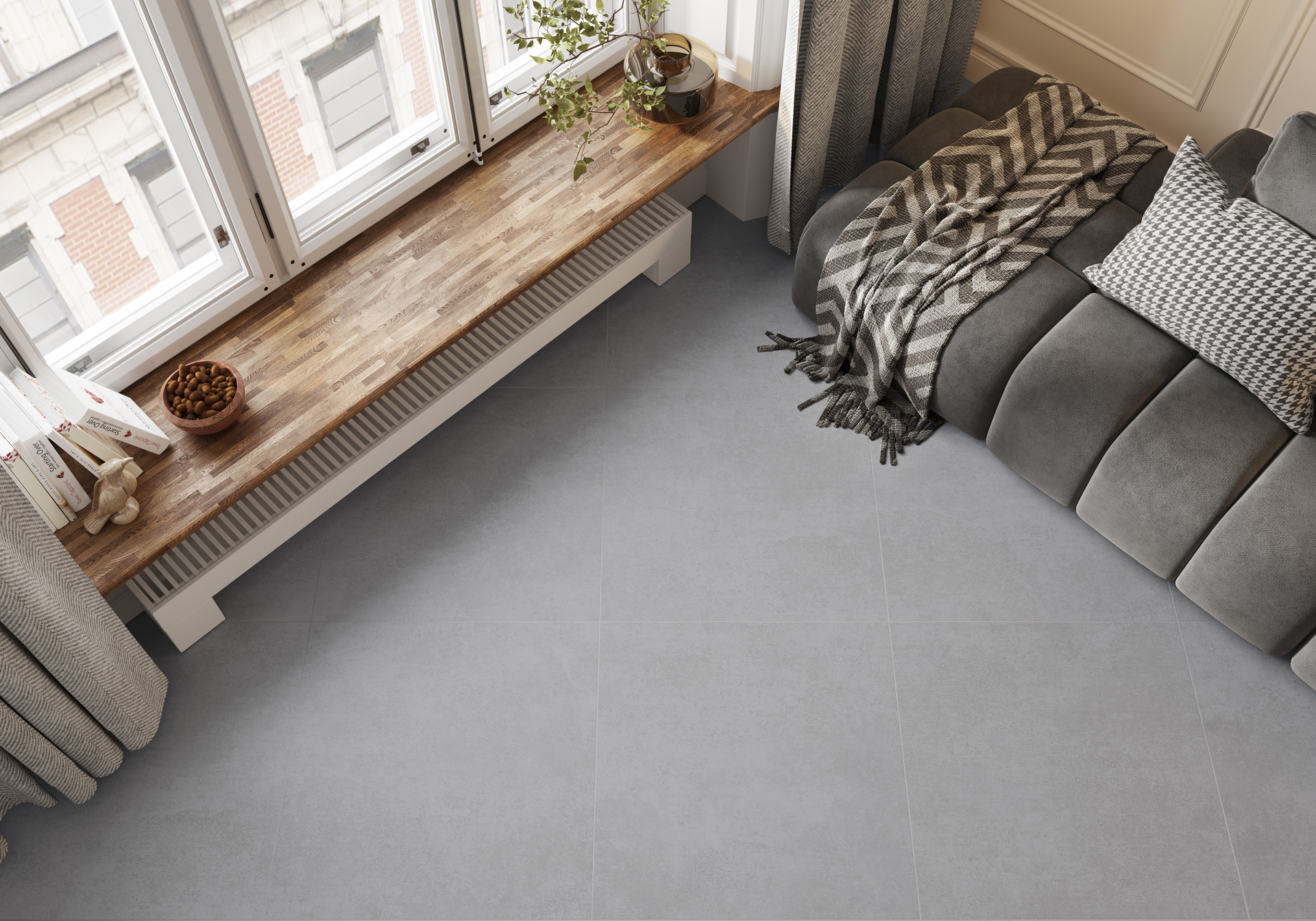 GFU6060BTP70R Beton Pro матовый граниль 600x600x9 Alma Ceramica (Уралкерамика) фото 14