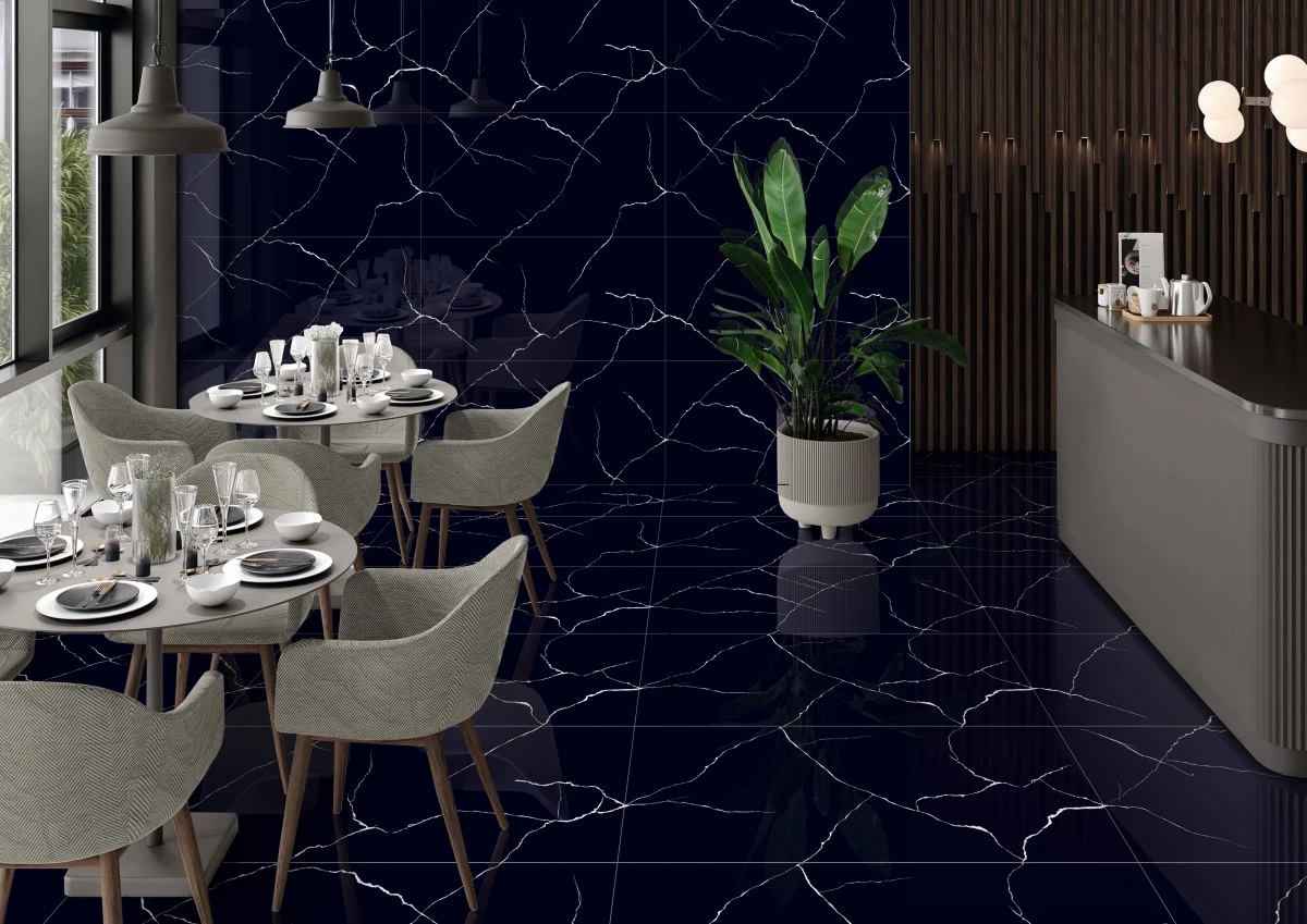 White Lines Lamore Ceramic