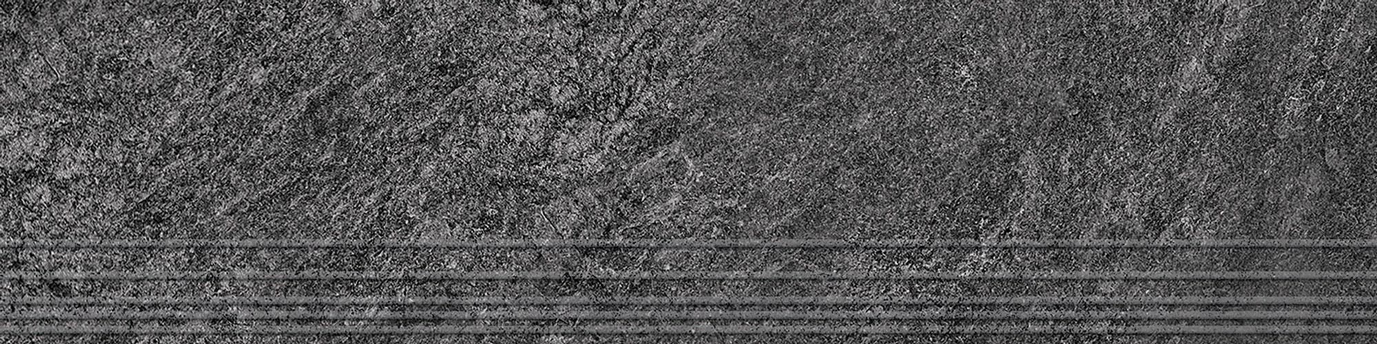 GNR12030427-S Ступень Рокс Серый темный Sugar 1200x300x9.5 ProGRES Ceramica