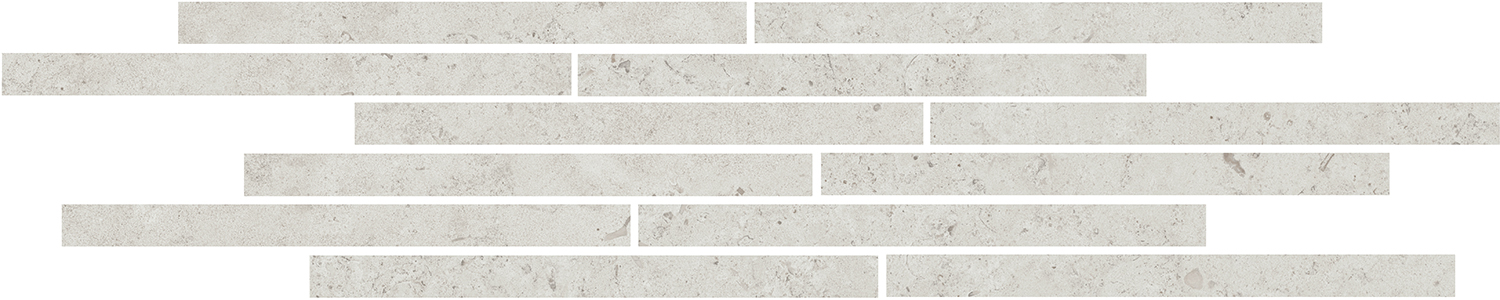 T025/11206 Декор Карму мозаичный серый светлый матовый 75х15 Kerama Marazzi