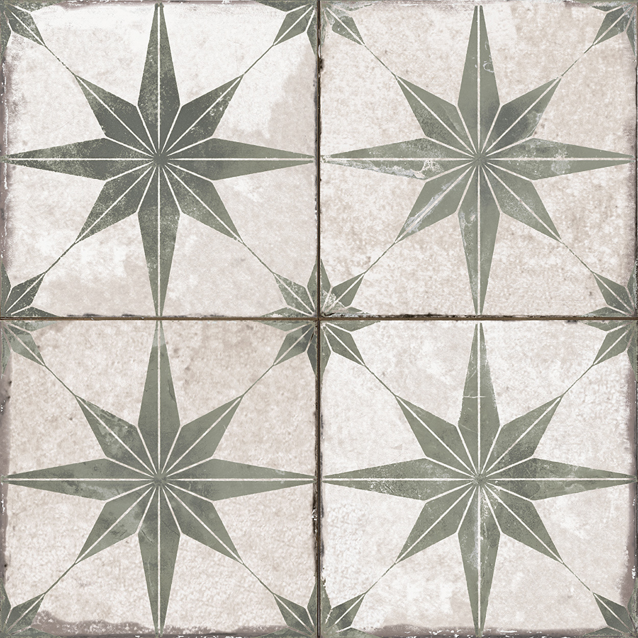Scintilla Olive Green Pre-cut 45x45 Etili Seramik