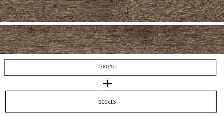 Woodreal Marrone 130x1000 / 100х1000 мм Ragno Marazzi