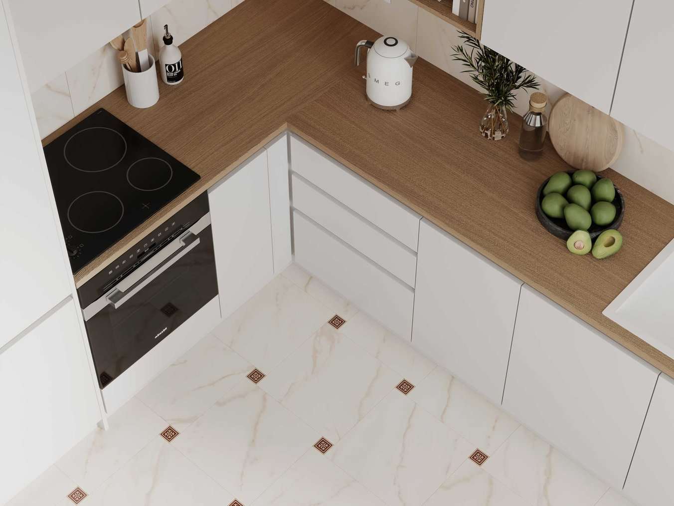 Мозаика MO07 Melody неполированная (5х5) 30x30 Estima