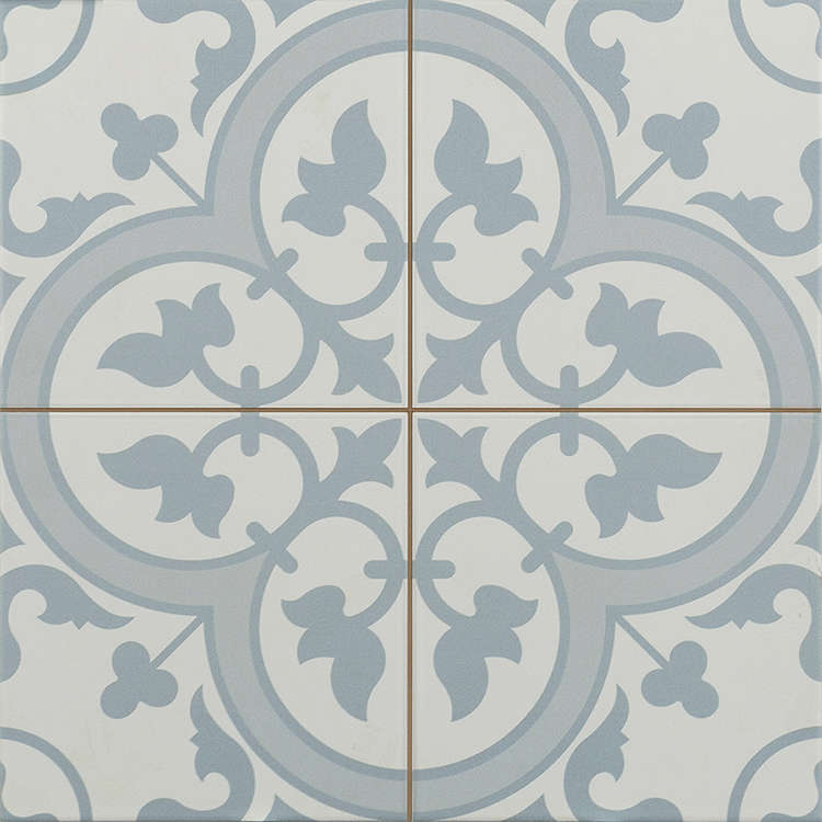 Ledbury Powder Blue Pre-cut 45x45 Etili Seramik