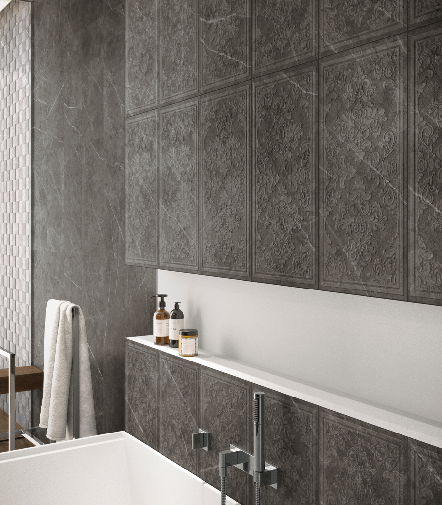 620070000634 Charme Evo Statuario Scalino Angolare Sinistro 33x60 Italon