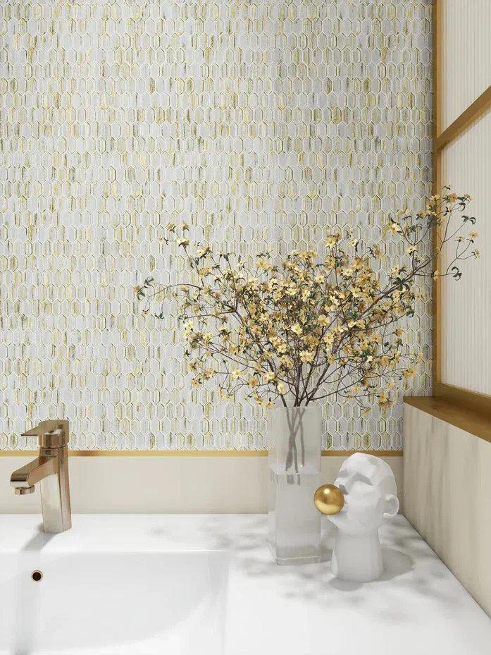 Antic Gold Murano 295x298x4 Orro Mosaic фото 4