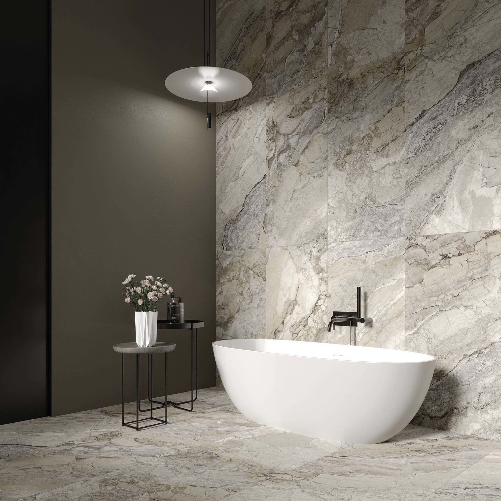 304341 Charme Ivory Rett 120x120 Dado Ceramica