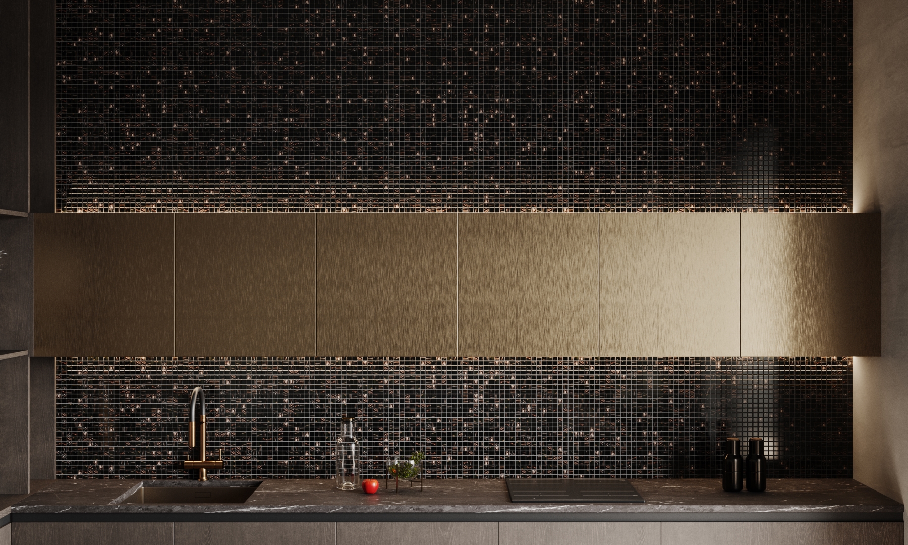 Green glass (стекло) 25*25 300*300 Bonaparte фото 3