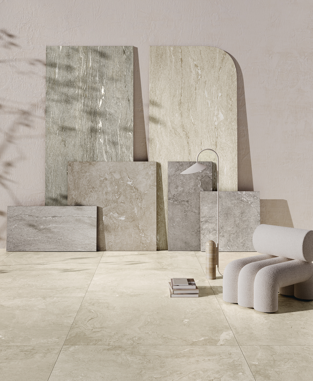 ALP002 Alpine Taupe Vein 3D Texture 60x120 Fondovalle