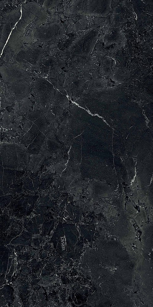 PF60015282 Tarsia Nero Imperiale Lux 3D Rett 60x120 Versace (Gardenia Orchidea)