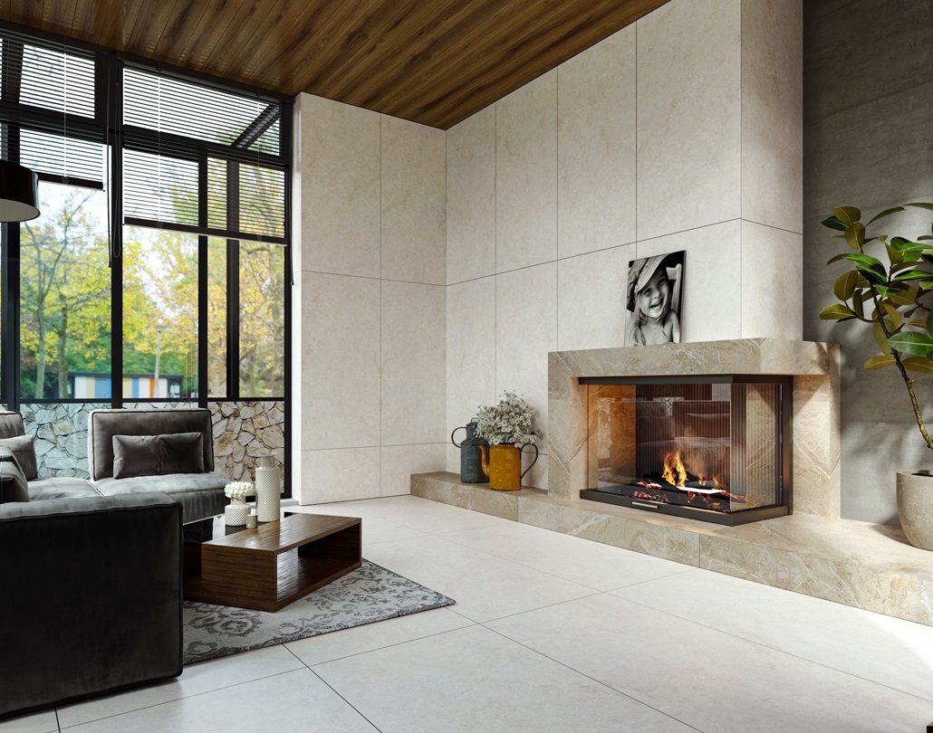 S4441C Pietra Beige Carving 60x120 Buono Ceramica