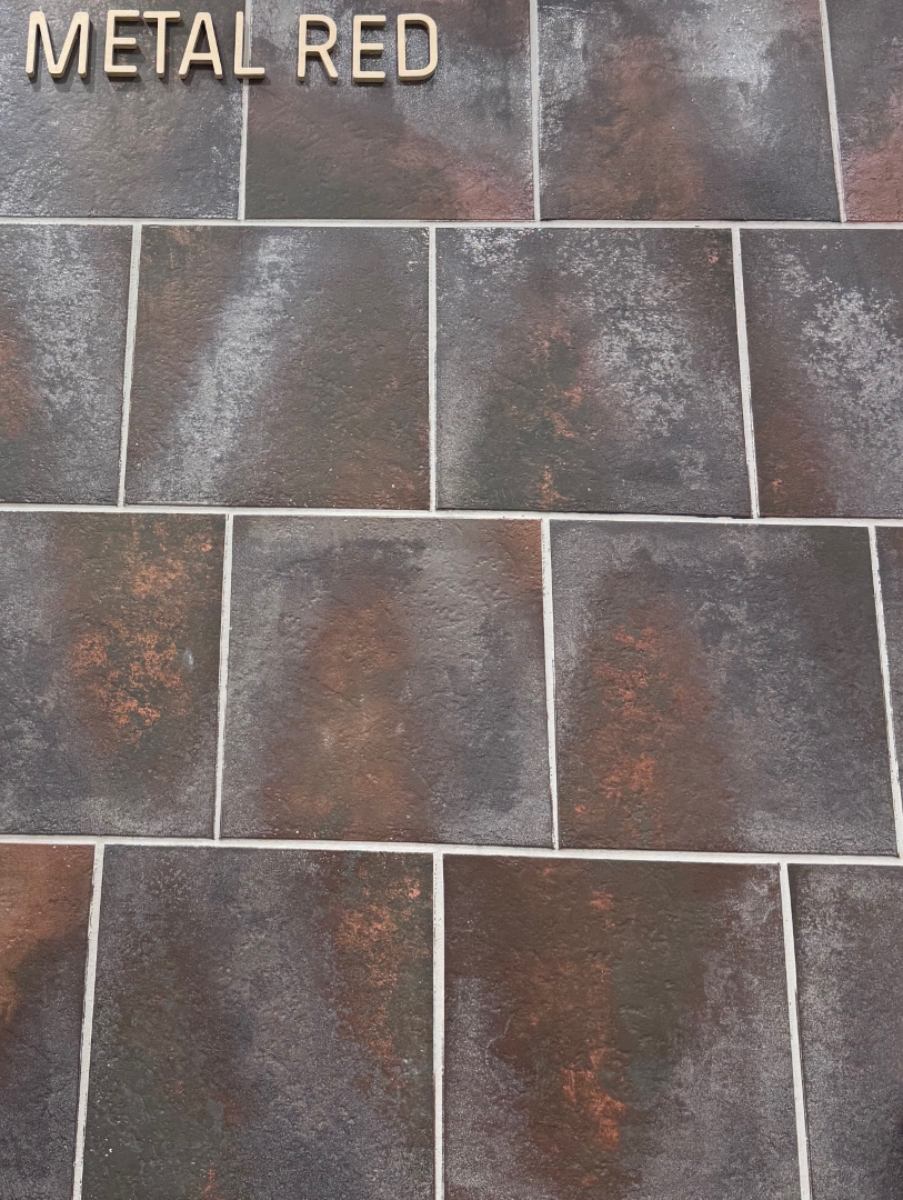 906866 Peldano Redondo 33 Metal Red 32.5x33 Gres de Aragon фото 5