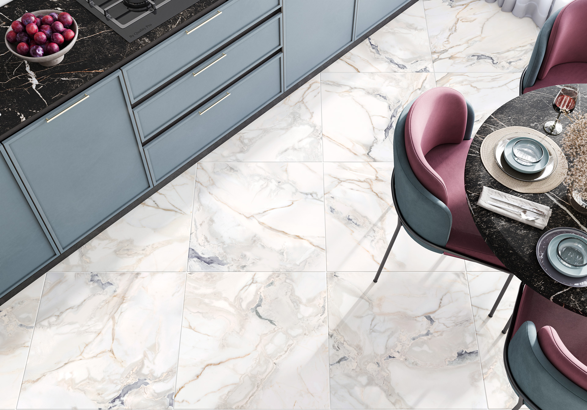 GFU6060ARR04R Aurora матовый 600x600x9 Alma Ceramica (Уралкерамика) фото 13