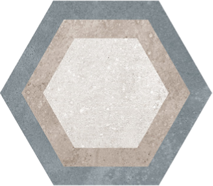 Hexagono Bushmills Multicolor Mix 23x26,6 VIVES