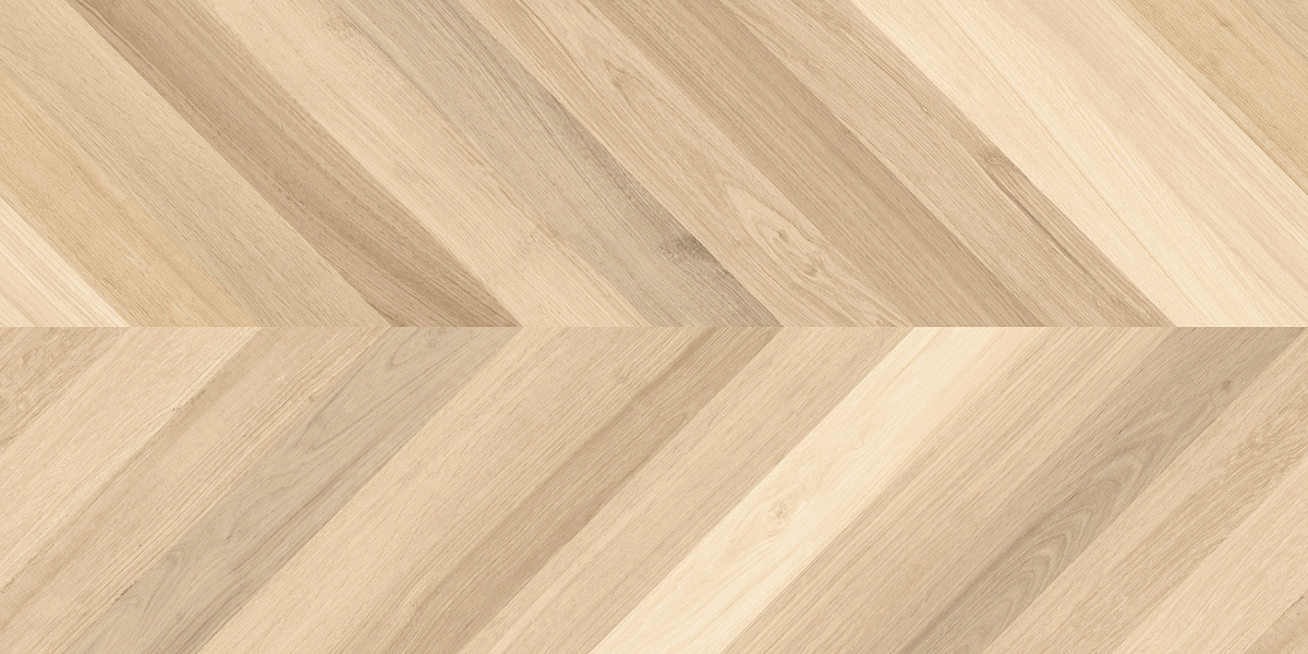 Wood Royal Almond Chevron M бежевый матовый карвинг 60х120 Laparet
