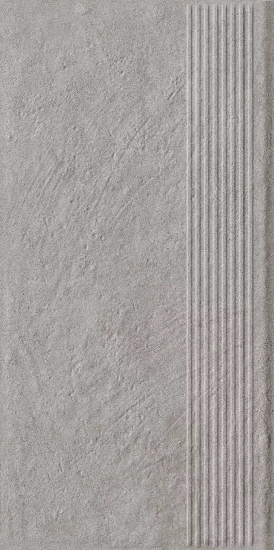 Carrizo Grey Stopnica Prosta Struktura Mat 30x60 Paradyz