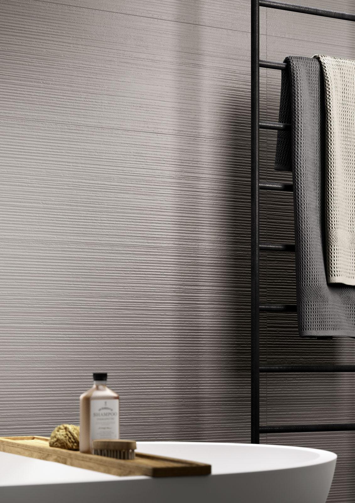 MMFX Materika Wave Struttura Fango 40x120 MARAZZI Italy
