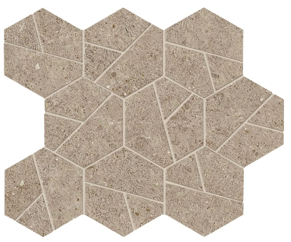 A7CW Boost Stone Clay Mosaico Hex 25x28,5 Atlas Concorde