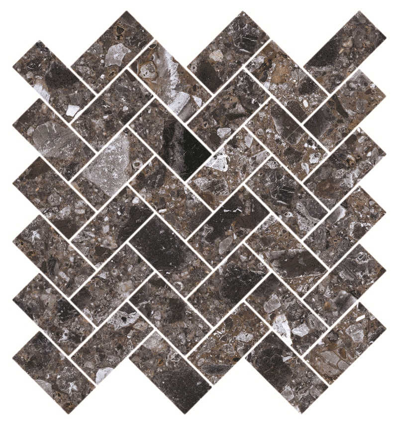 K-333/MR/m06 Terrazzo Dark Grey 28.2x30.3 Kerranova