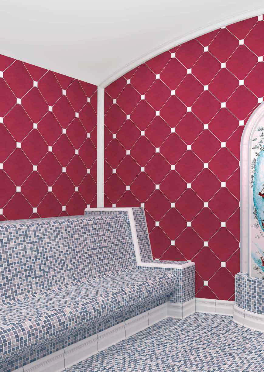 SD-144 Porcelain Mosaic Design Pattern 2 5x5 (420x420) Serapool