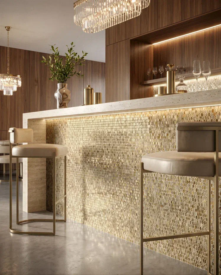 Antic Gold Murano 295x298x4 Orro Mosaic фото 2